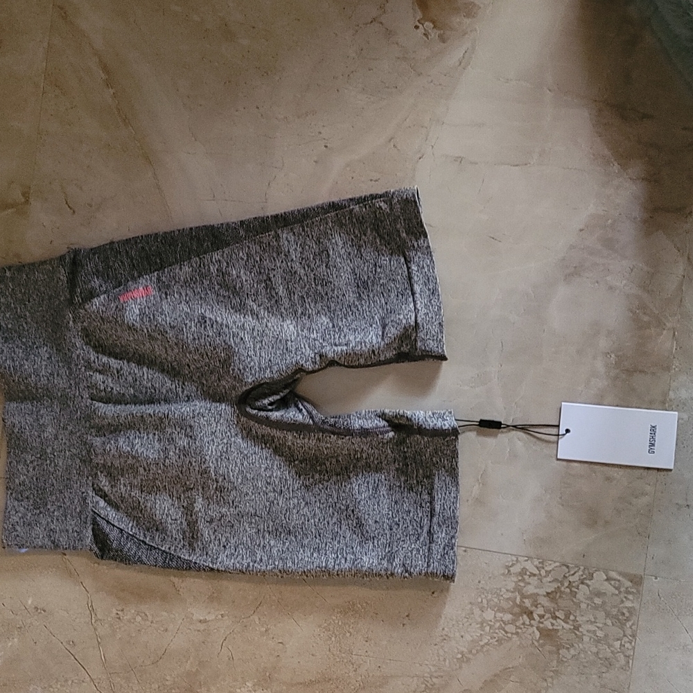 Gymshark flex cycle shorts, grey, size small. Brand new with tags.